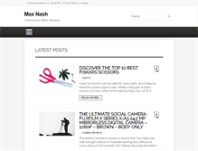 Tablet Screenshot of maxcnash.com